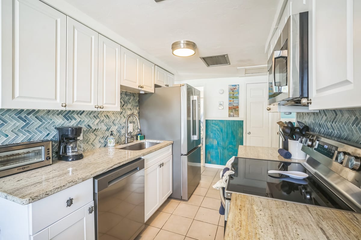 Bright cheerful kitchen